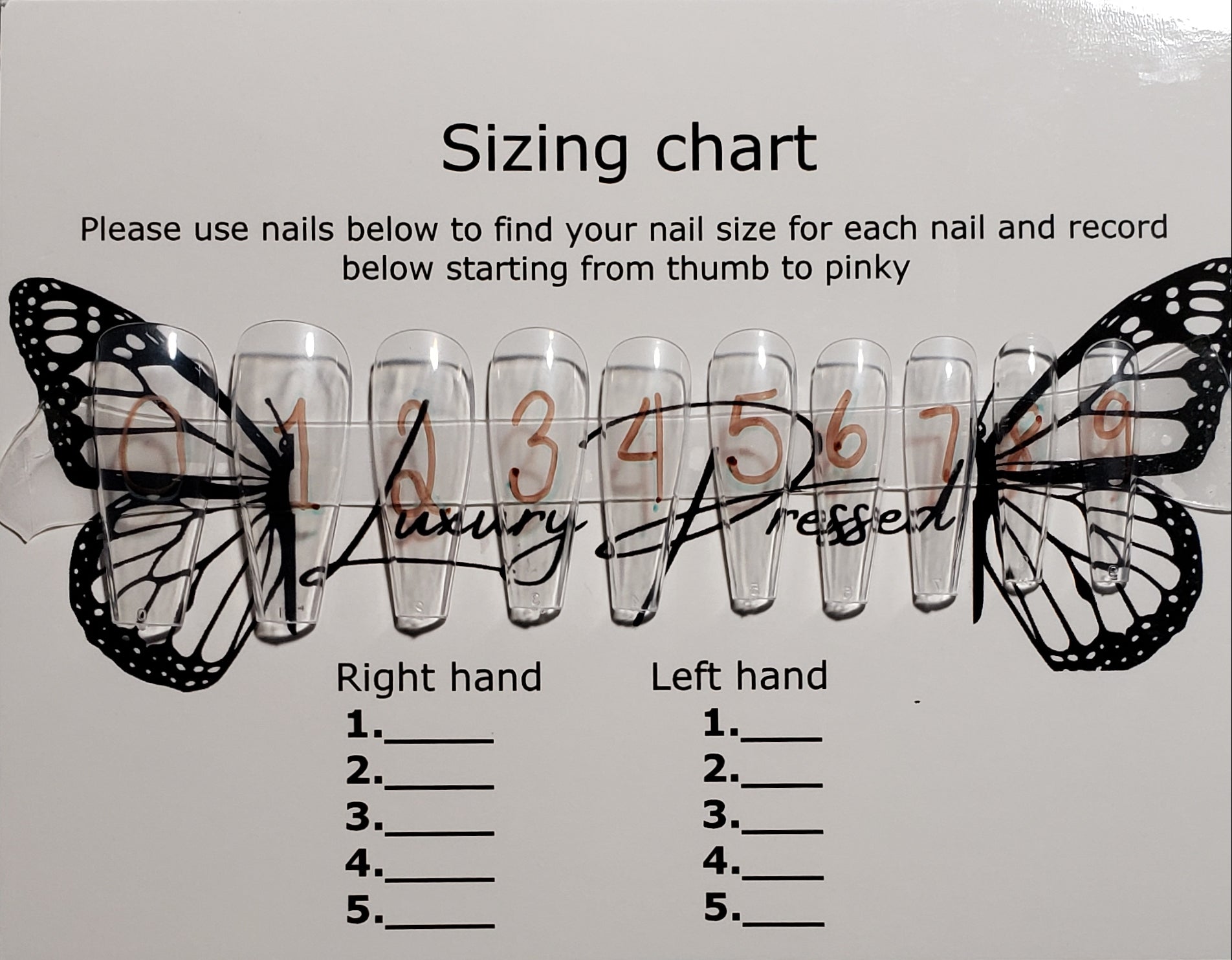 Sizing kit